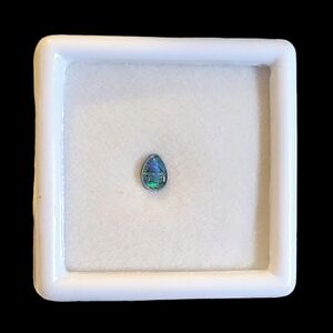 NEW Pear-Shaped Australian Mosaic Opal Gemstone (0.38 ctw.)